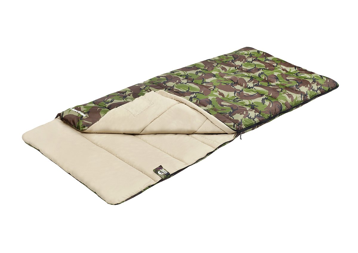Спальный мешок Jungle Camp Traveller Comfort XL, камуфляж, 70978 спальный мешок jungle camp raptor камуфляж 70971