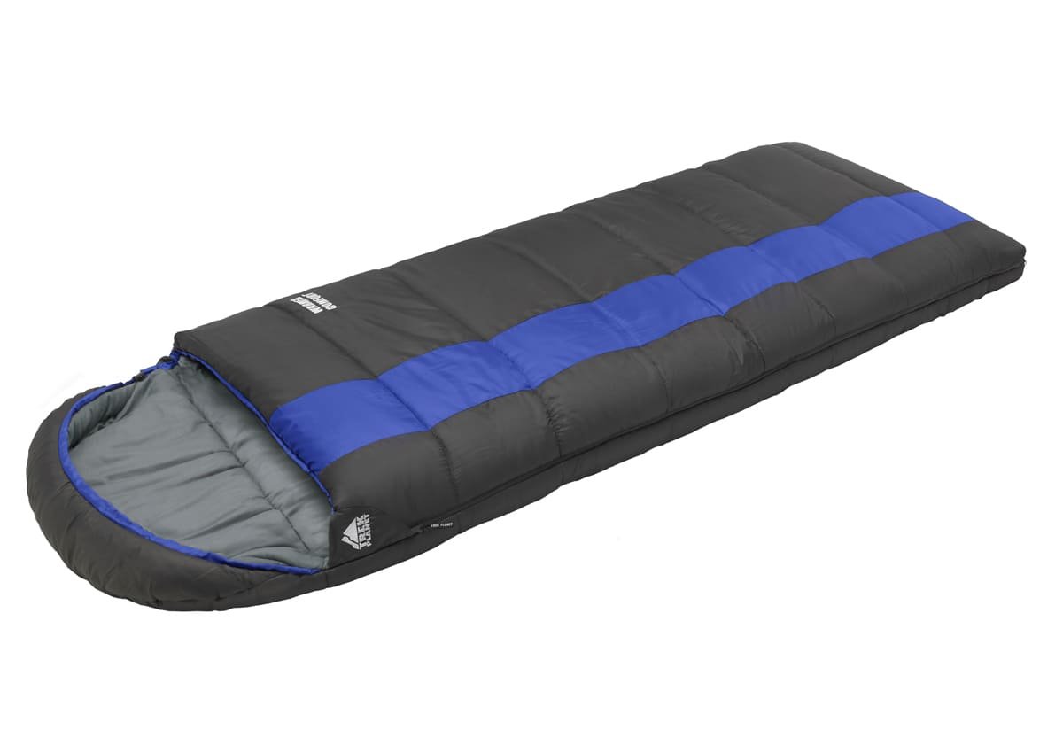 фото Спальный мешок trek planet warmer comfort, с правым замком, серый/синий, 70389-r