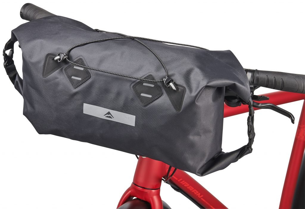 Сумка велосипедная Merida Handlebar Bag, на руль, 17.4L, 315гр. Black/Grey, 2276004552 сумка велосипедная topeak handlebar drybag на руль 7 5 л tt9823b