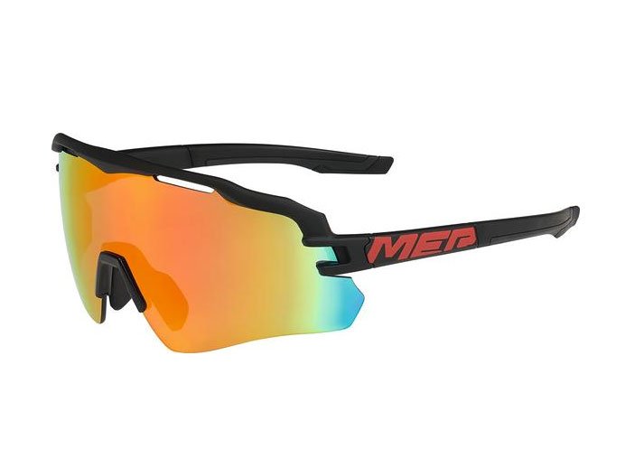 Очки велосипедные Merida Race Sunglasses, 35 гр, оправа пластик, Matt Black/Red, 2313001301