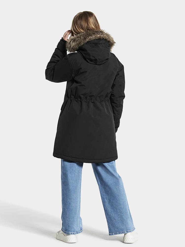 

Куртка Didriksons JAMILA GS PARKA, подростковая, черный, 503931 (Размер: 130)