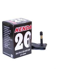 Камеры для велосипеда Камера велосипедная KENDA 26х1.75-2.125 (47/57-559), автониппель, 48 мм, 5-514123