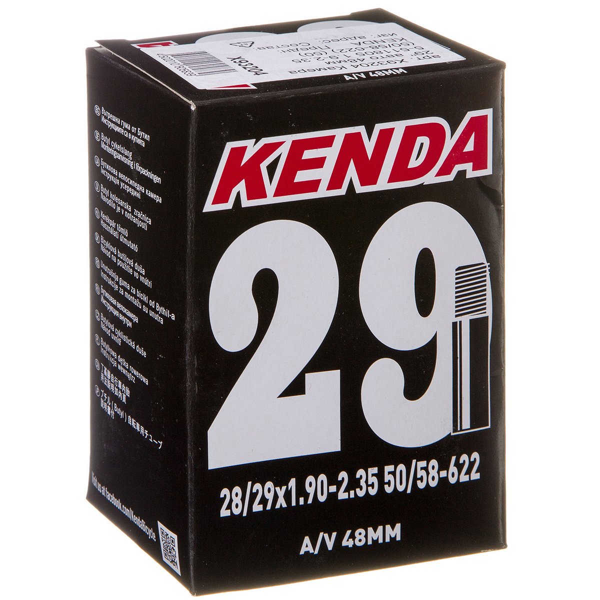 Камера для велосипеда KENDA 28-29", авто ниппель, 1.9-2.35 (50/58-622),  5-516329 купить на ЖДБЗ.ру - фотография № 1