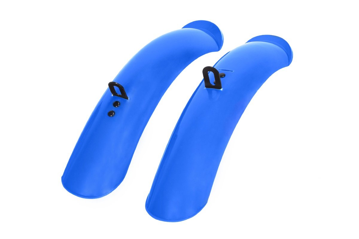 фото Крылья велосипедные juchuang pm-15 ys-7764, 18", комплект, пластик, синий, pm-15 dark blue