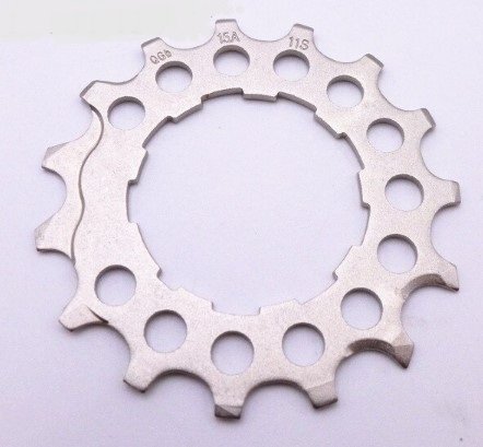 

Звезда велосипедная SHIMANO, задняя, 15 зубов, для CS-6800 11-25/28, 12-25Т, серебристый, Y1Y915000