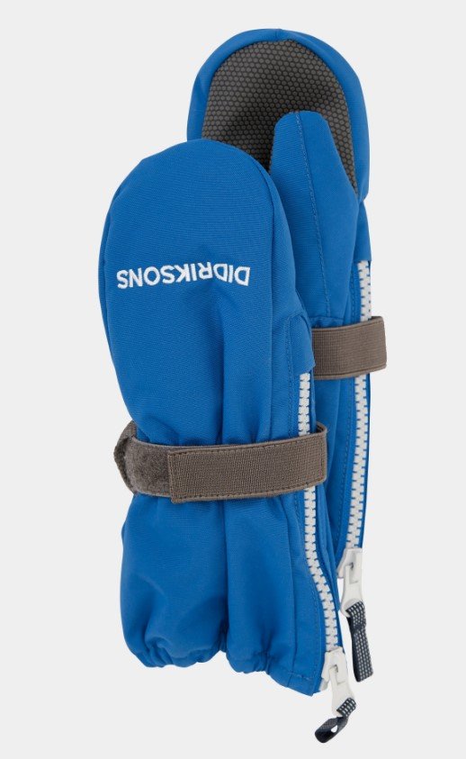 

Рукавицы детские Didriksons BIGGLES KIDS ZIP MITTENS, лазурный, 504197 (Размер: 0/2 )