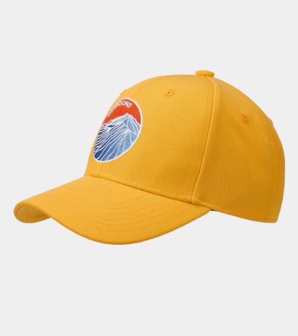 Бейсболки и кепки Кепка Didriksons HADDOCK KIDS CAP, детская, желтый цитрус, 503676 (Размер: ONESIZE)