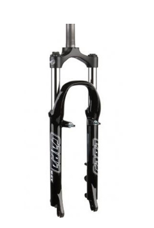Велосипедная вилка  ВашВелосипед Вилка амортизационная RST Capa T, пружинная, 26, ход 80 мм, черная