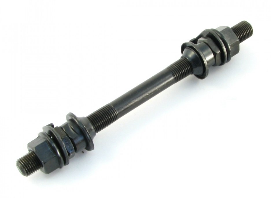 

Ось велосипедная Vinca Sport, передняя, 3/8"х140мм, сталь, с гайками, VO 306F
