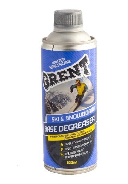 Очиститель GRENT, универсальный, для лыж и сноубордов, 500 мл, 40663 очиститель универсальный rexant 200 мл с распылителем