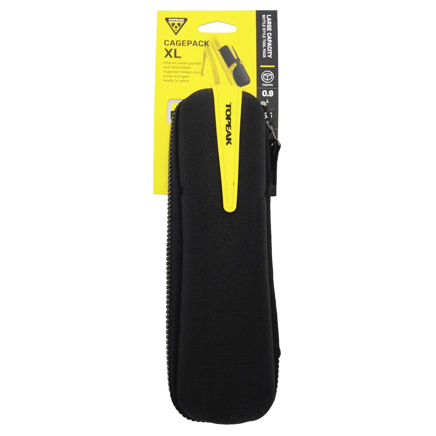 фото Чехол велосипедных инструментов topeak cagepack xl, в флягодержатель, 0,9 л, yellow, tc2300by