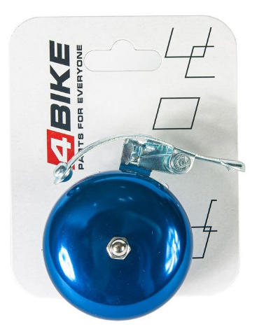 

Велозвонок 4BIKE BB3206-Blu, латунь, D-56 мм, голубой, ARV100023