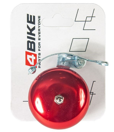 

Велозвонок 4BIKE BB3206-Red, латунь, D-56 мм, красный, ARV100021