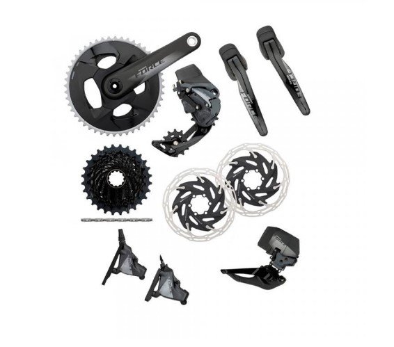 

Групсет Sram Force AXS Disc, 170, 48x35, 10-28, 12 скоростей, 8360728288
