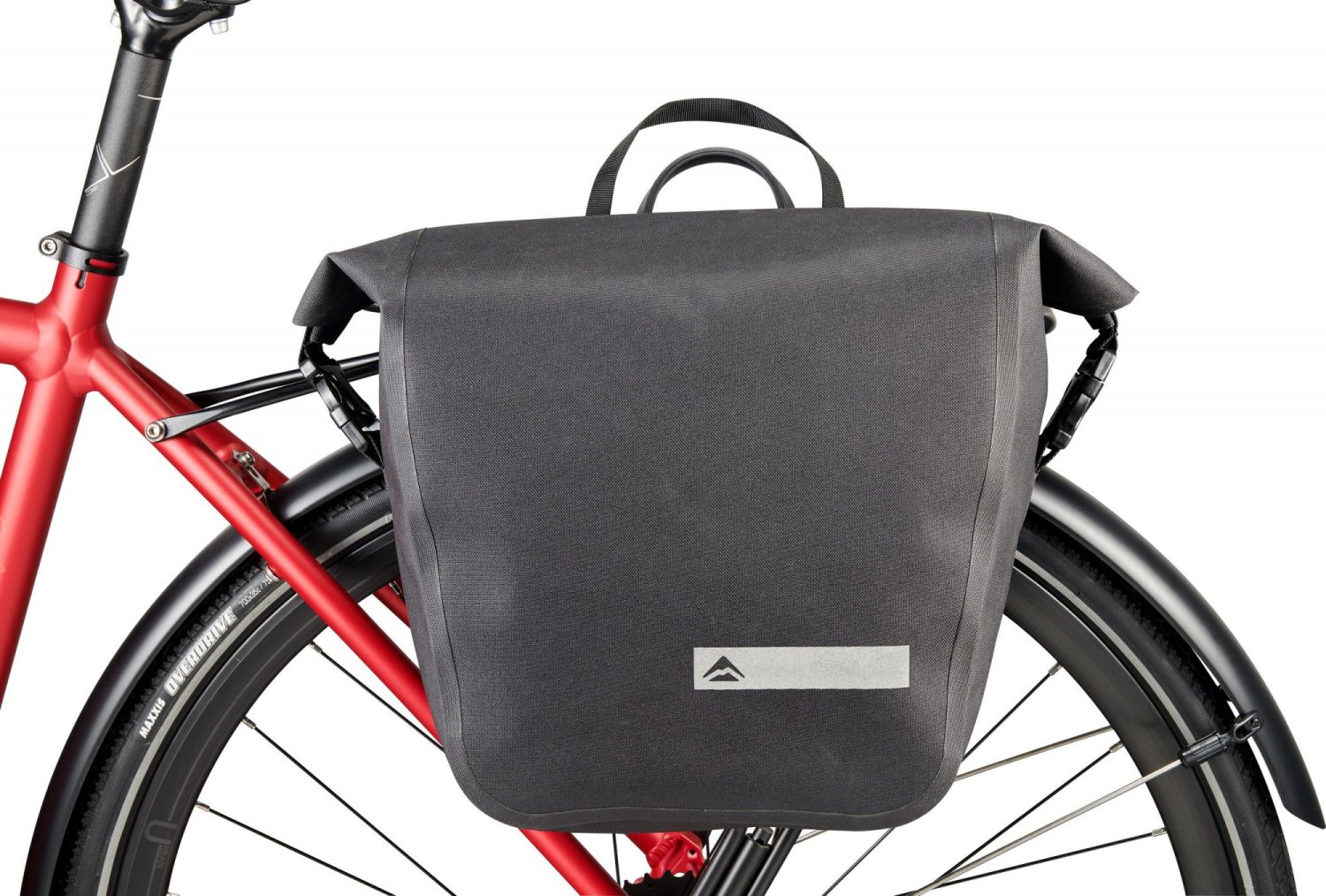 Сумка велосипедная Merida Pannier Bag, 10L, 30*30*15 см, на багажник, Black/Grey, 2276004596 сумка велосипедная topeak pannier drybag на багажник 15 л tt9860b