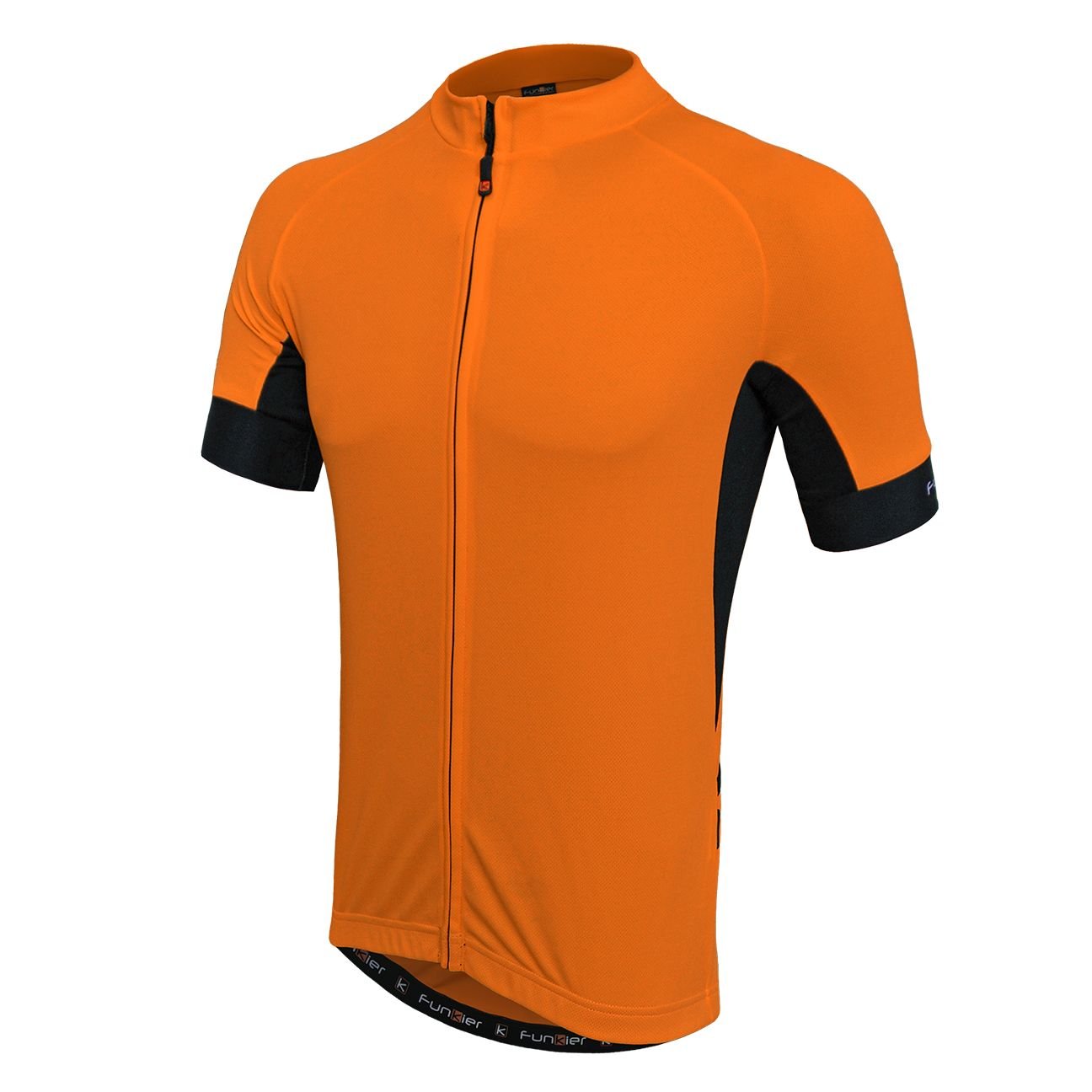 

Велофутболка FUNKIER CEFALU J-161 Orange Men Active Jersey с длинной молнией, с водонепрон. карман, оранжевая, 12-937 (Размер XL)