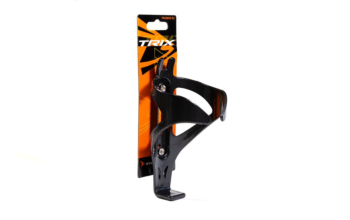 

Держатель фляги TRIX, крепление на раму, пластиковый, черный, HL-BC29-BLACK-CARD