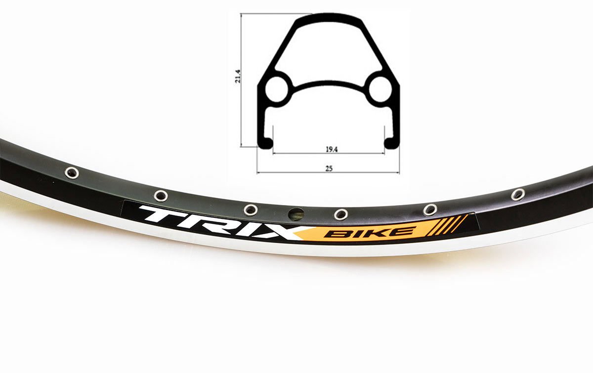 

Колесо заднее 27,5" TRIX алюминиевый, двойной, 36H, фрезерованный, 584х19,4/25х21,4мм, A/V, D23-27-5-black-11411