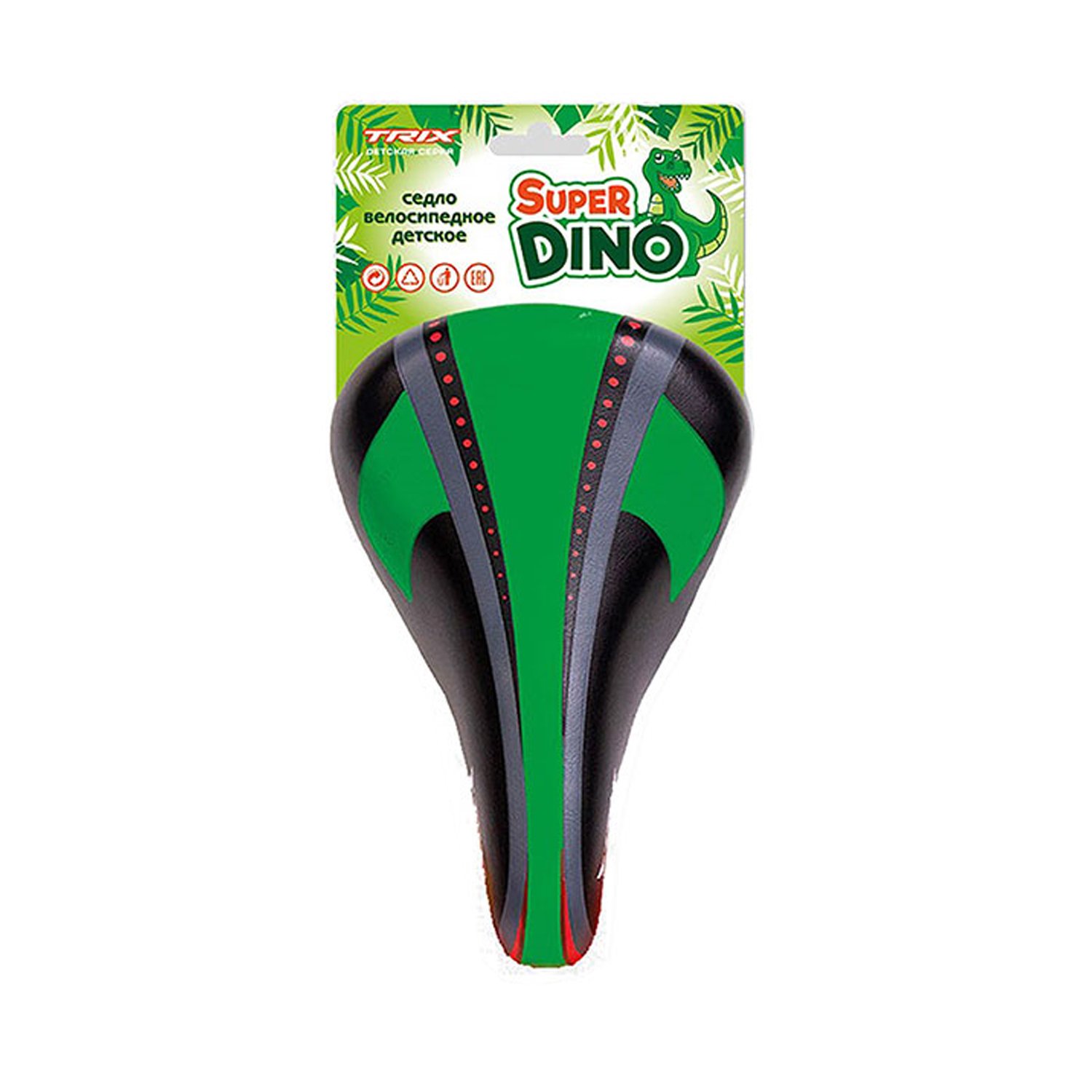 

Седло TRIX Super Dino детское 230х145 мм, SD-TX-DINO-0-0