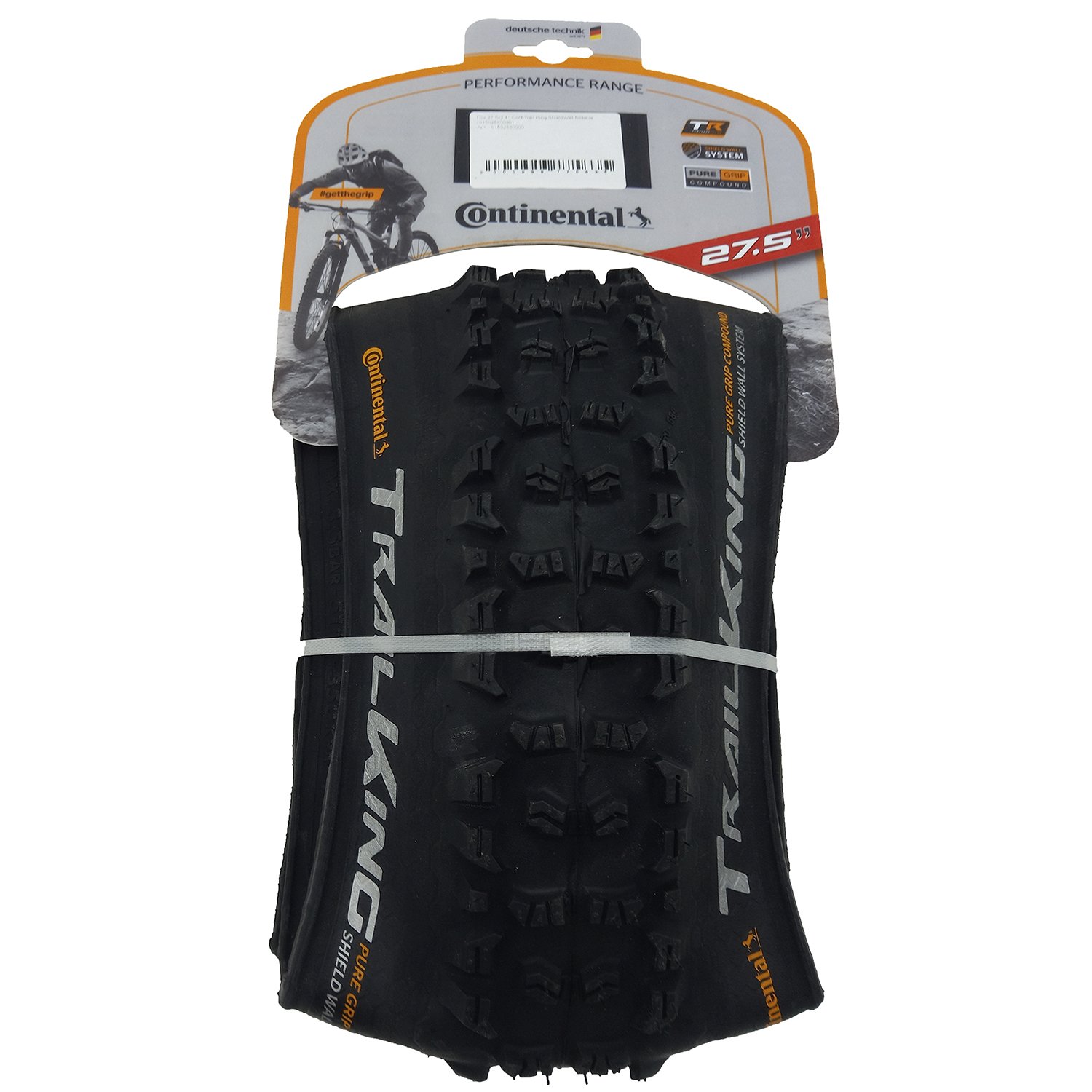 фото Покрышка велосипедная continental trail king, 27.5x2.4", shieldwall, foldable, чёрный, 01502880000