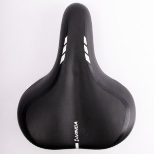 

Седло велосипедное Vinca Sport, комфортное, 260*210мм, с памятью формы, черное, VS 108 memory foam, Черный