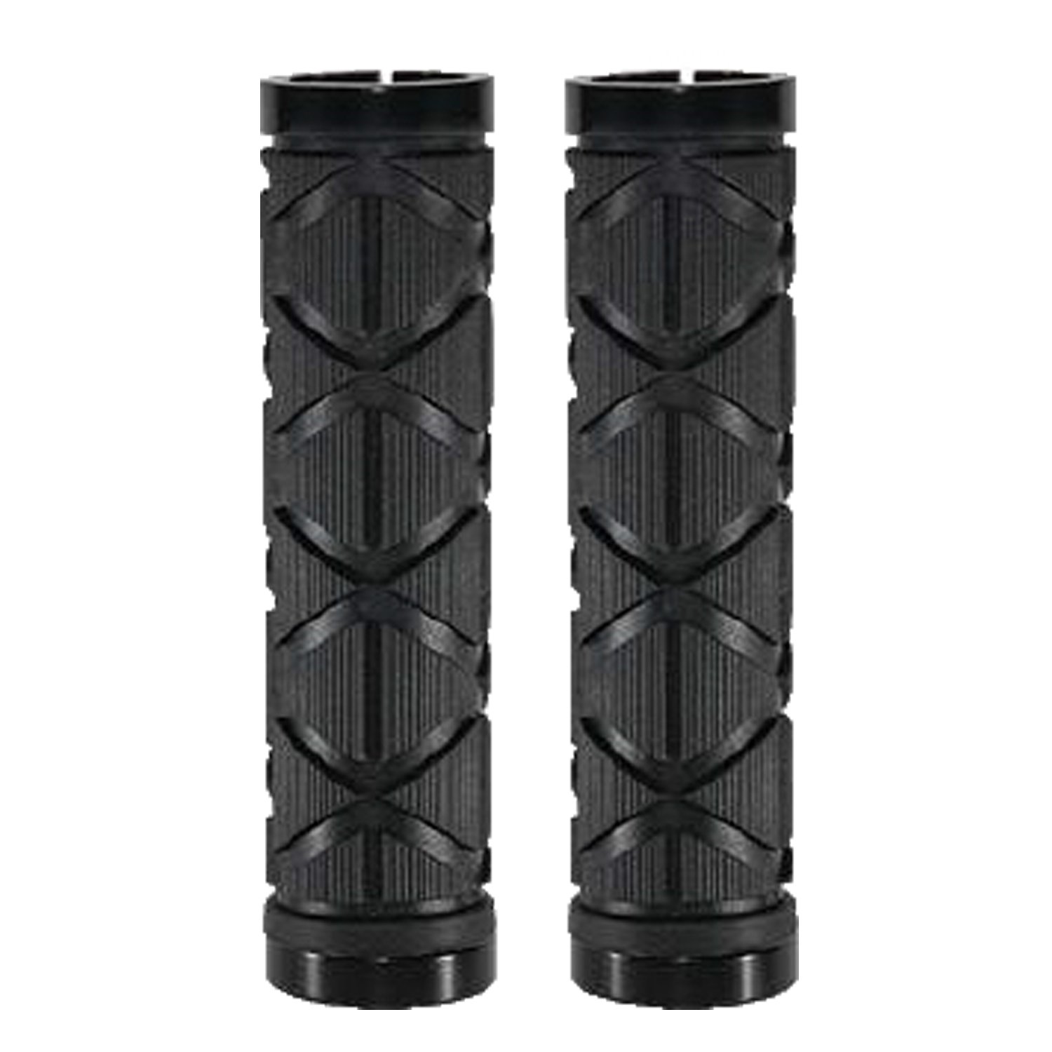 

Грипсы велосипедные Vinca Sport, резиновые, 130 мм, 2 грипстопа, чёрные, SZ-095, Чёрный