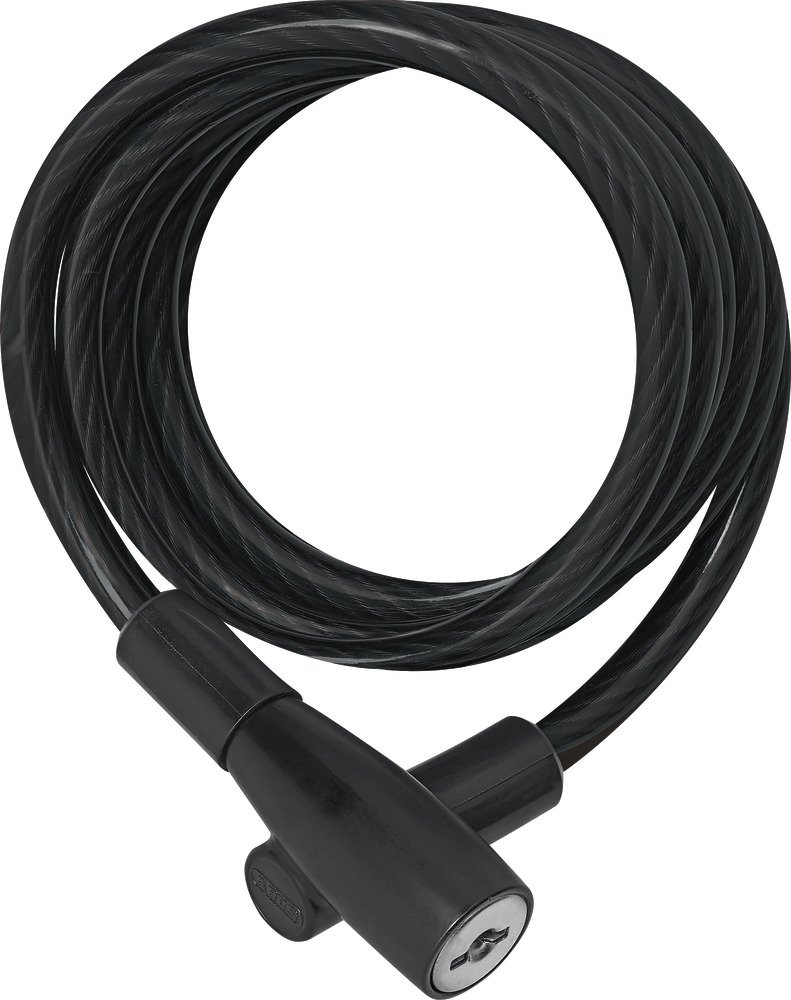 

Велосипедный замок ABUS 3506K/180см BK, тросовый, 6мм, ключ, класс защиты 1/15, 206гр, черный, 05-0040771