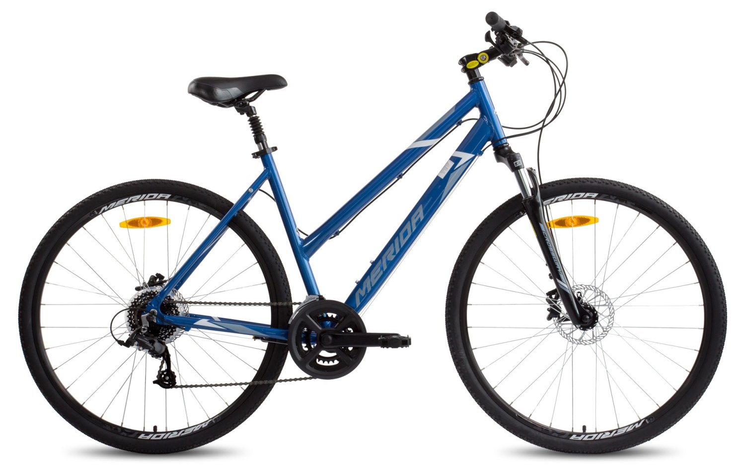Велосипед Merida Crossway 10 lady Рама:XS(43cm) Blue/WhiteGray лыжные ботинки sns spine smart lady 457 6m бирюзовый белый
