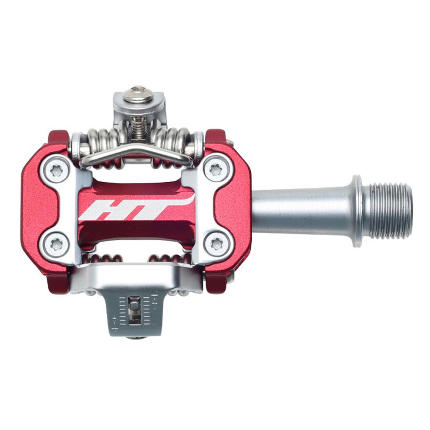 

Педали велосипедные HT M2 Red, алюминий, M2XXXX1J23G1X1, Красный