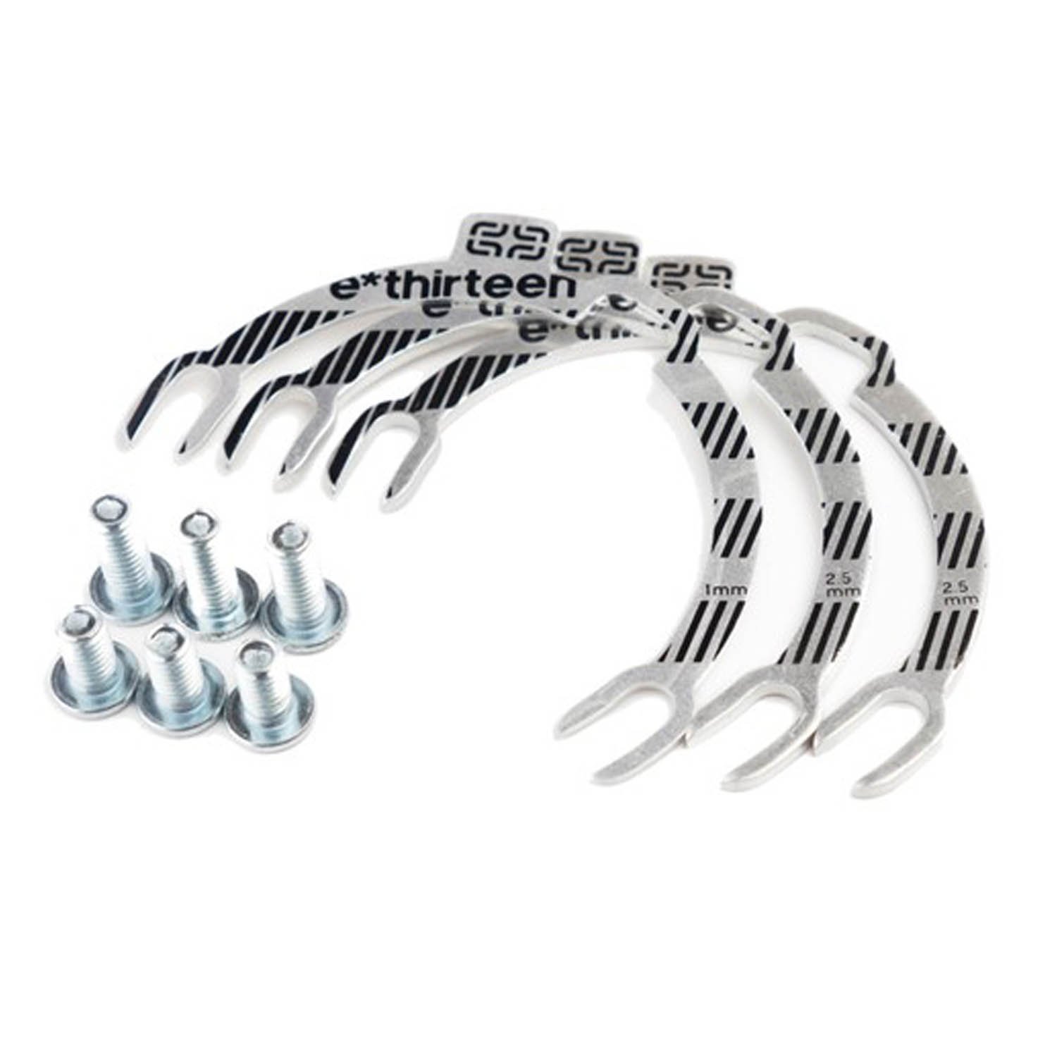 фото Болты e thirteen iscg flat bolt kit 10mm/16mm & c-line spacers, bkt.iscg.flt