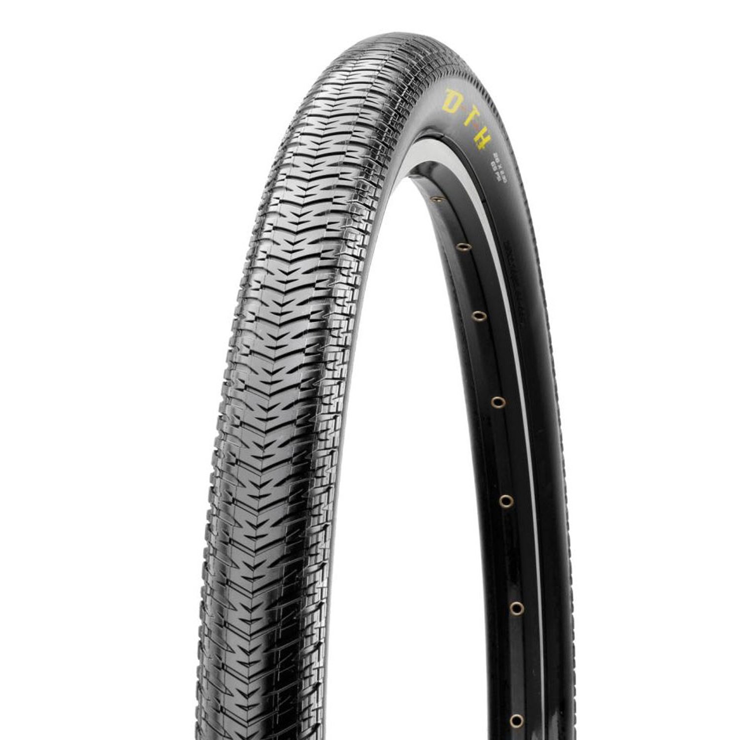 

Велопокрышка Maxxis DTH EXO, 20x1.95, TPI 120, кевлар, черный, ETB00322100