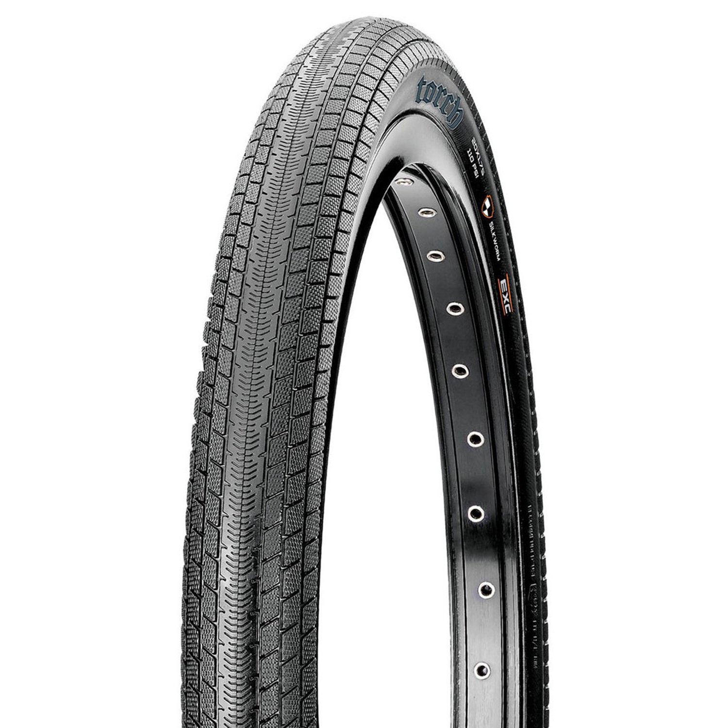 

Велопокрышка Maxxis Torch, 20x1.75, TPI 120, кевлар, EXO, ETB00356600, Черный