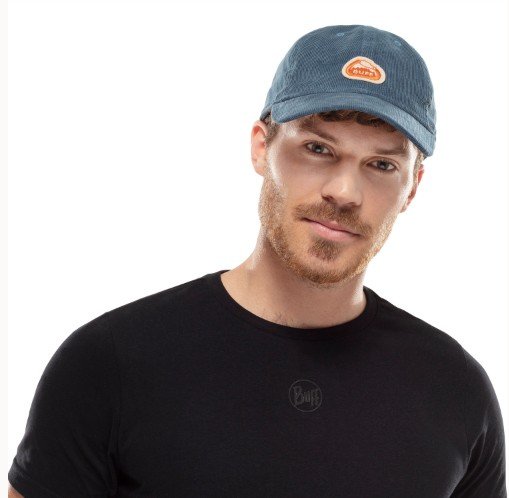 фото Бейсболка buff baseball cap solid, blue, one size, 125355.707.10.00