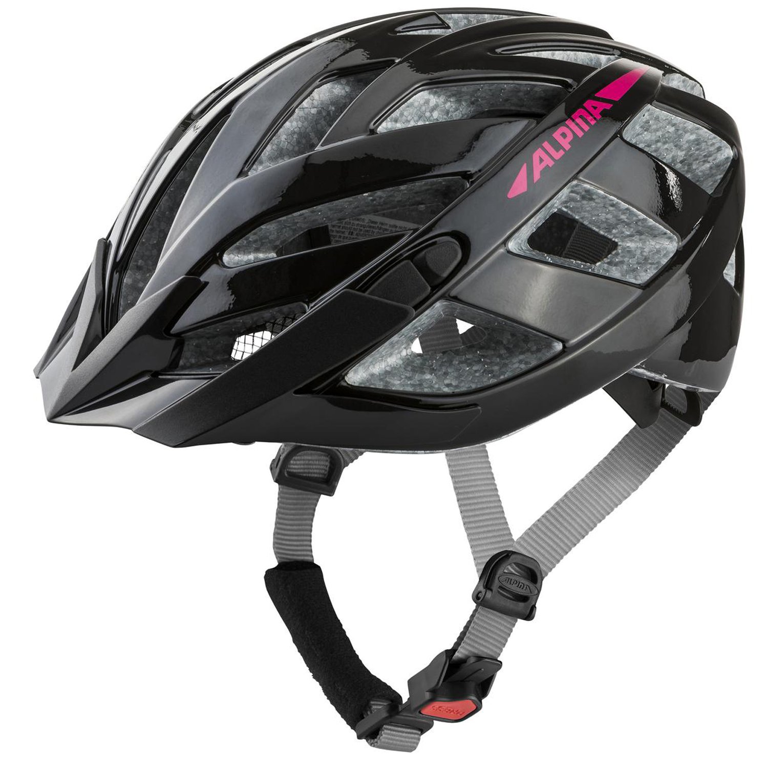 Велошлем Alpina 2022 Panoma 2.0 Black-Pink Gloss, A9724_35 alpina шлем защитный alpina panoma classic ростовка 56 59см