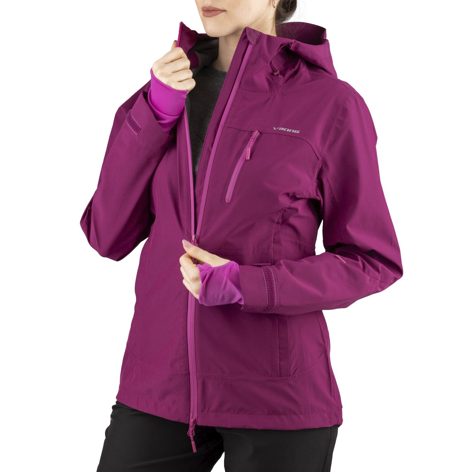 Куртка VIKING Jacket Trek Pro Lady Fuchsia, для активного отдыха, женская, 700/23/0904_4600 купить на ЖДБЗ.ру - фотография № 1