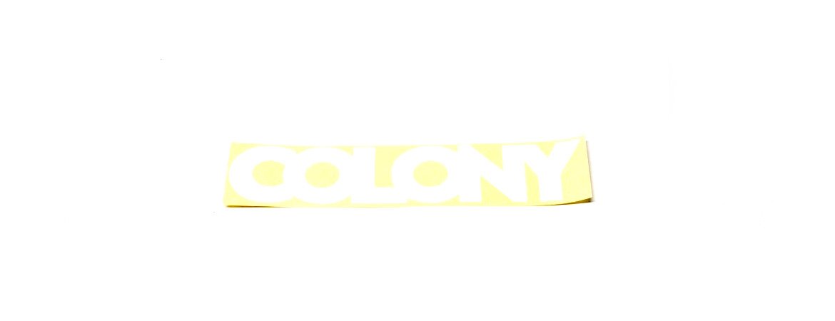 

Наклейки стикеры COLONY, Car Window Sticker, цвет White, 03-002202