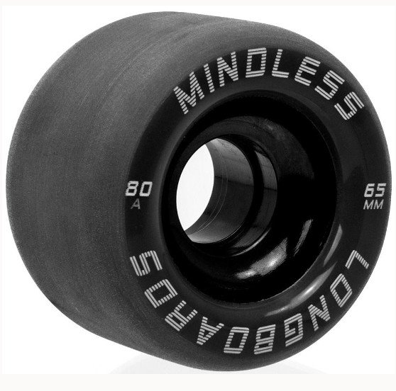 Колеса (4 штуки) для лонгборда Mindless, 2021, Viper Wheels 65mm x 44mm Black б/р, MS520