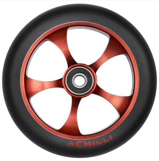 Колесо для самоката Chilli, 2021, Wheel Reaper Reloaded - 120 mm, Copper Red, б/р, 1045-4 колесо для самоката chilli 2021 wheel zero v2 120mm red б р cew0006