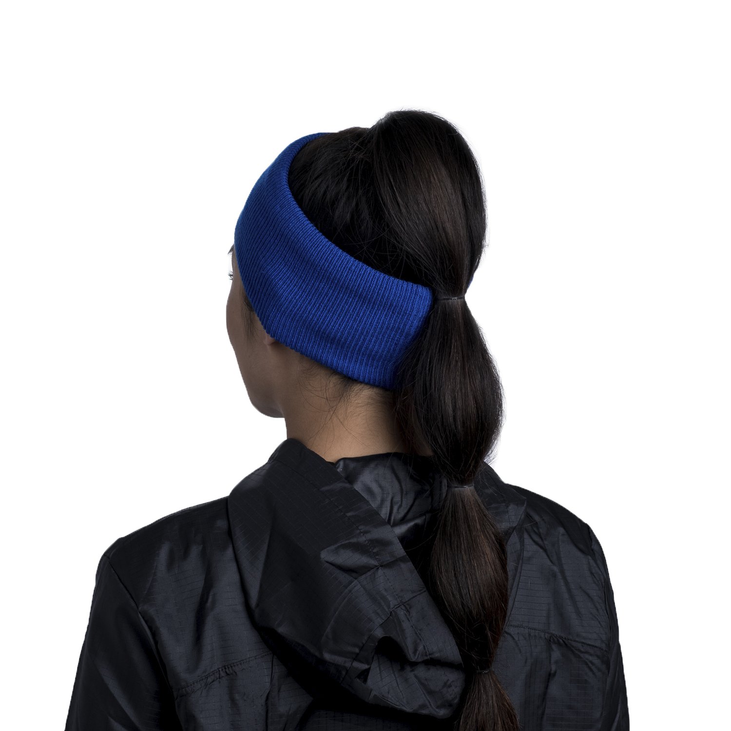 Повязка Buff Crossknit Headband Solid Azure Blue, 126484.720.10.00 купить на ЖДБЗ.ру - фотография № 3