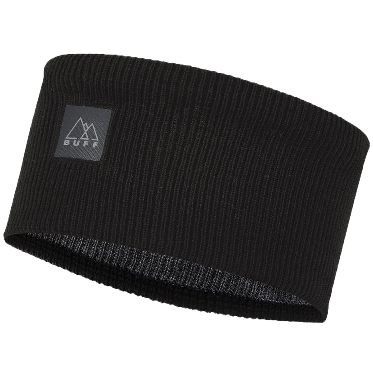 Повязка Buff Crossknit Headband Solid Black, 126484.999.10.00 купить на ЖДБЗ.ру - фотография № 1