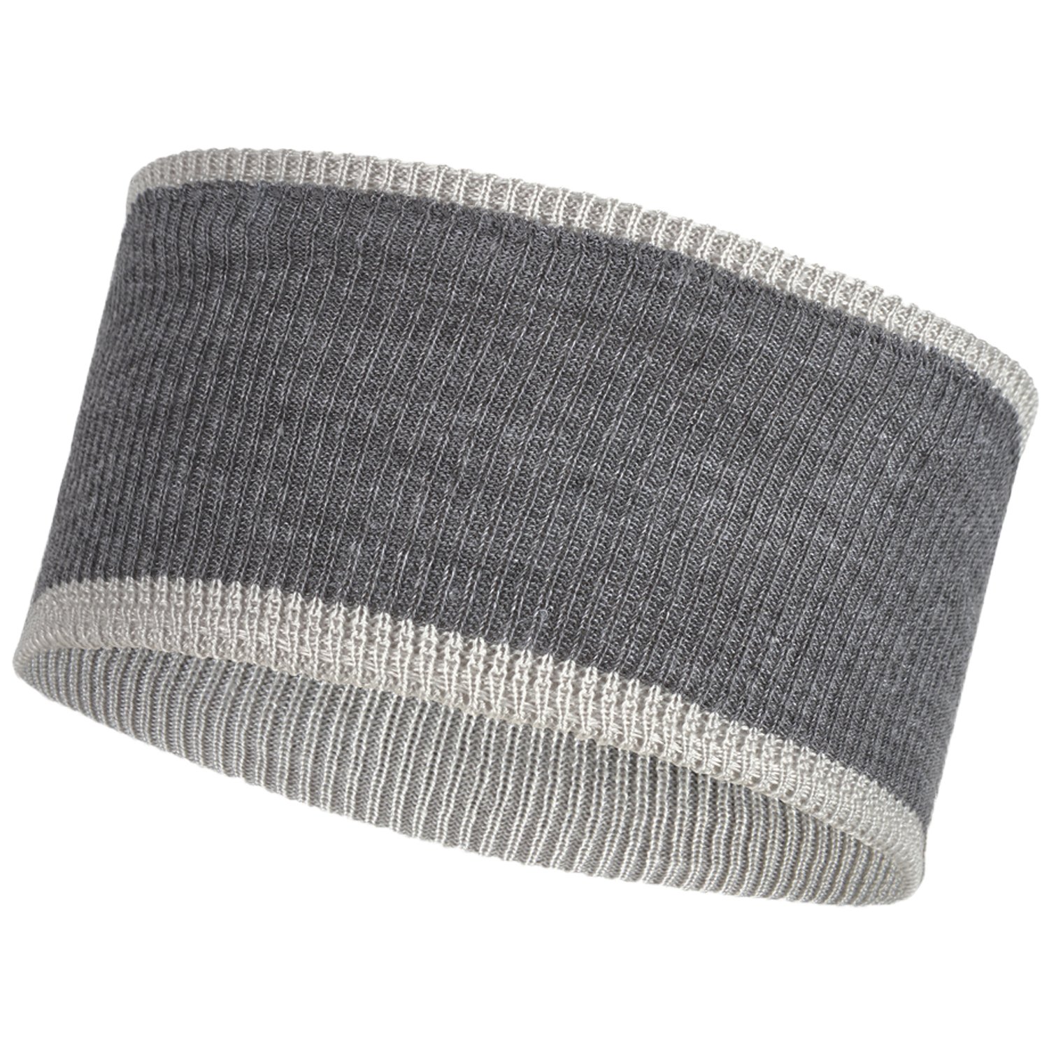 Повязка Buff Crossknit Headband Solid Light Grey, 126484.933.10.00 купить на ЖДБЗ.ру - фотография № 2