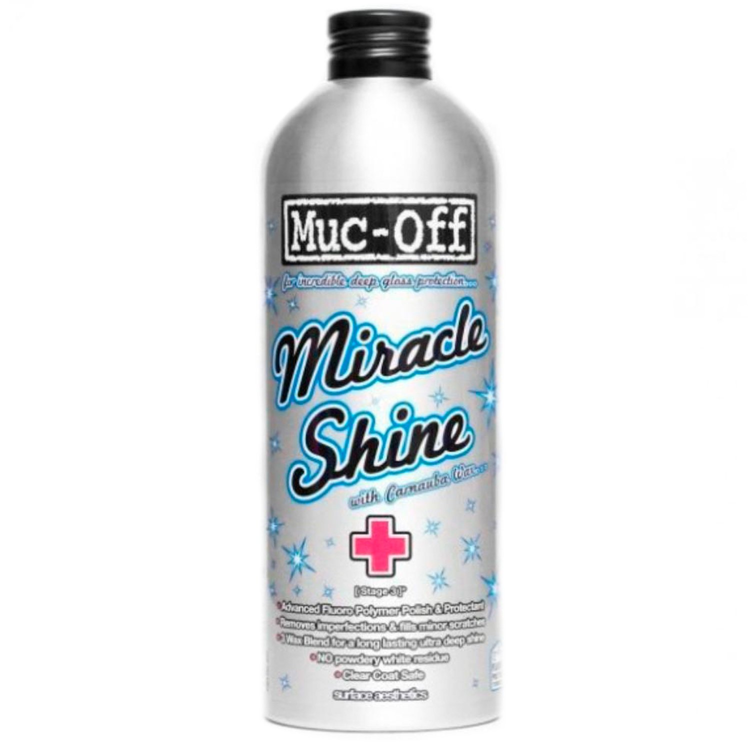 Полироль Muc-Off Miracle Shine Polish, 500 ml, 947 полироль для пластика матовый аэрозольный runway 650 мл rw6129