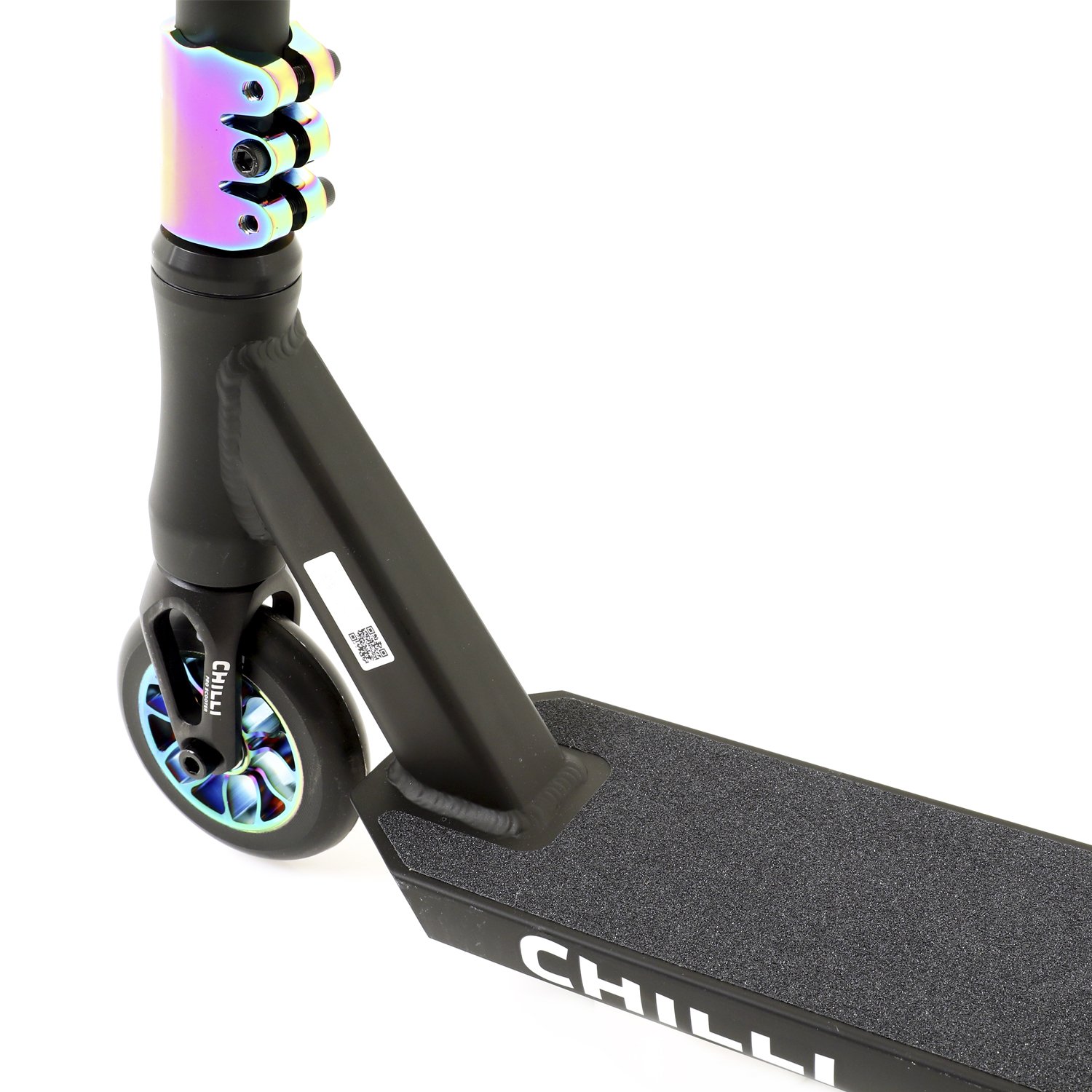 Самокат Chilli Pro Scooter Reaper Grim Neochrome, детский, трюковый, 2022, черный, 112-9 купить на ЖДБЗ.ру - фотография № 7