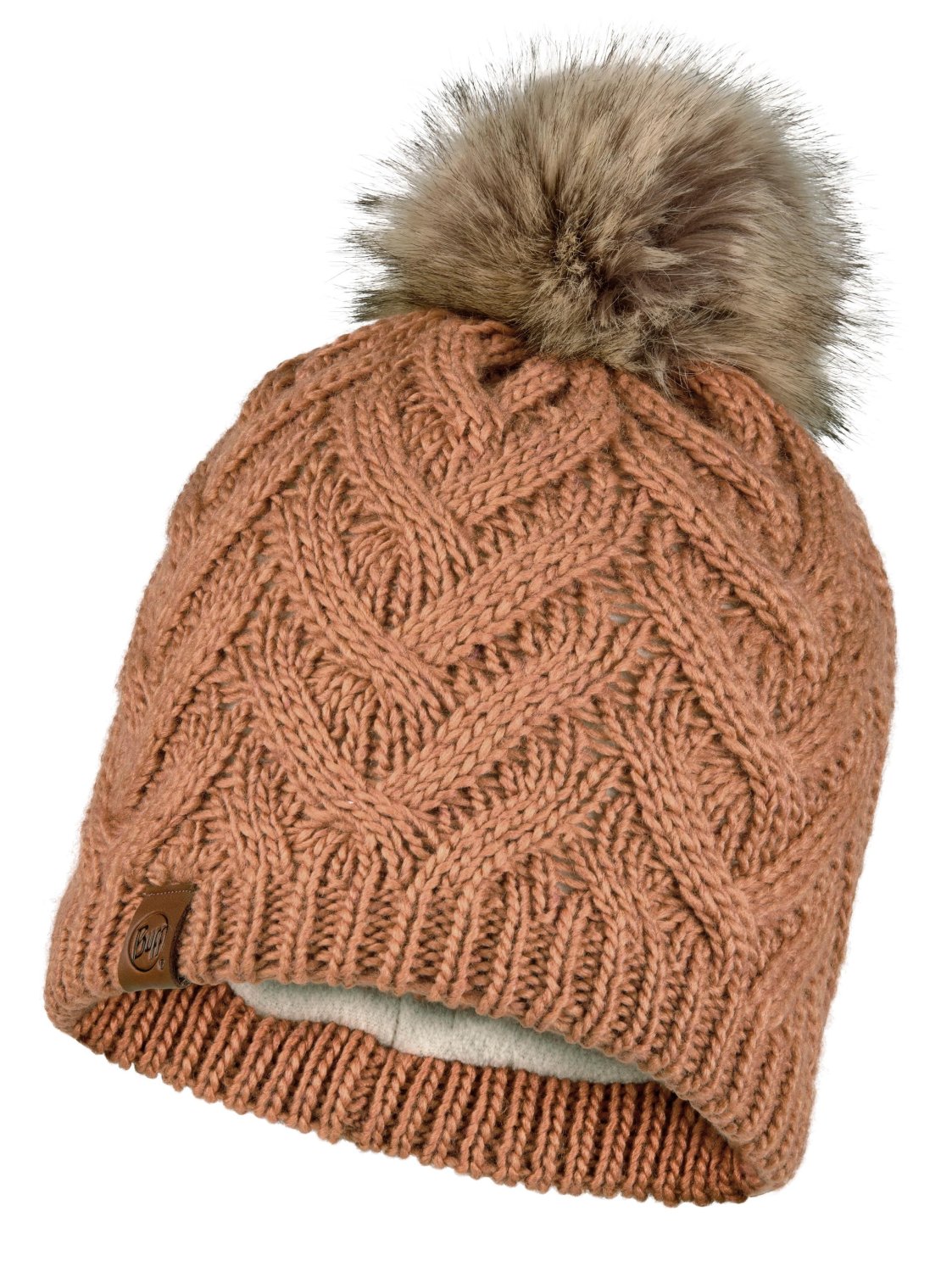Шапка Buff Knitted & Fleece Band Hat Caryn Rosewood US:One size, 123515.341.10.00