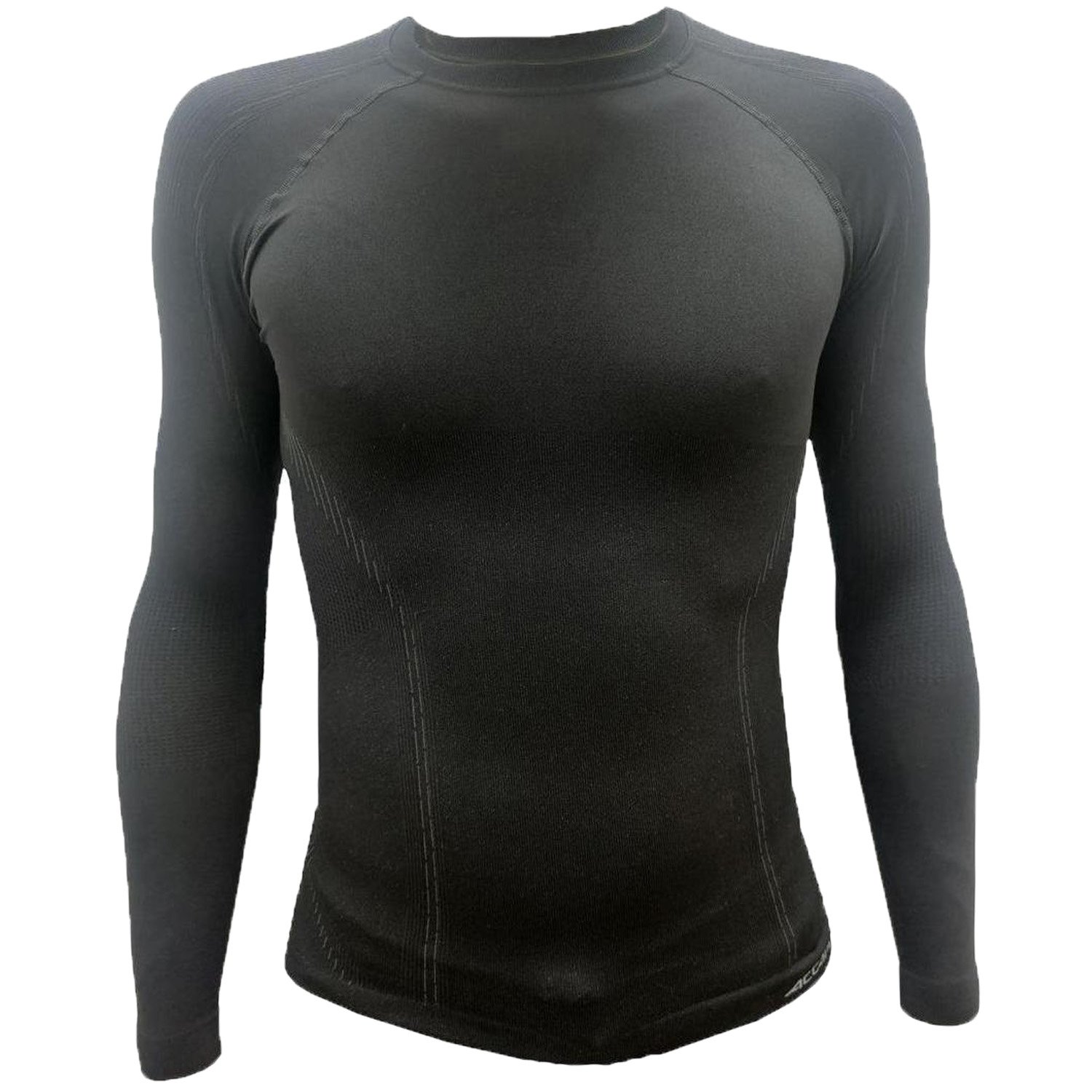 Футболка Accapi Nembus Long Sleeve Shirt,  с длинным рукавом, мужской, 2022-23, черный, CA101_0999 women s casual round neck bubble sleeve top