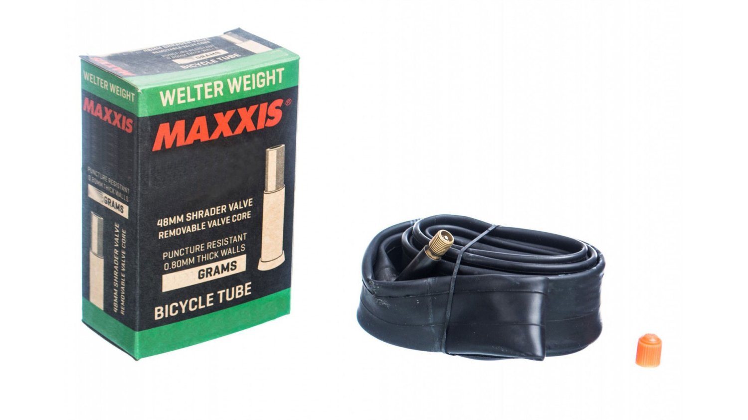 

Камера Maxxis Welter Weight 27.5x1.75/2.40 0.8 мм авто нип. 48 мм, EIB00139900