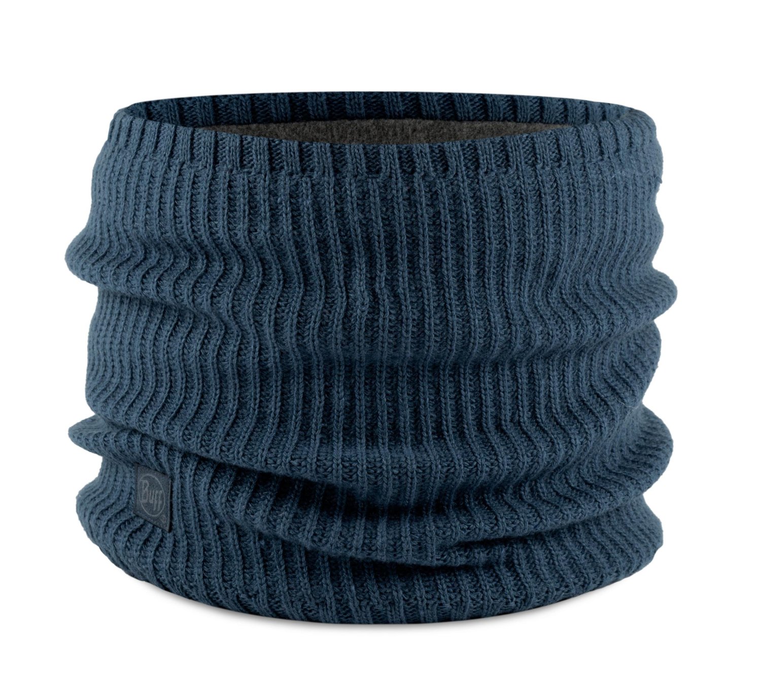 Шарф Buff Knitted & Fleece Neckwarmer Rutger Steel Blue, US:one size, 129695.701.10.00 купить на ЖДБЗ.ру - фотография № 2