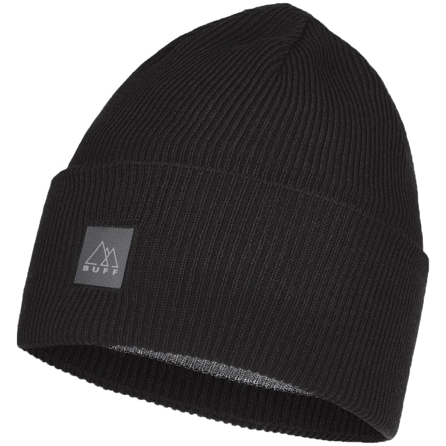 Шапка Buff Crossknit Hat Solid, спортивный, черный, 2022-23, 132891.999.10.00