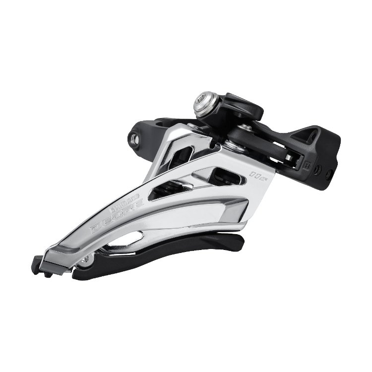 

Суппорт-переключатель передний SHIMANO DEORE KFDM5100ML4верхняя тяга, хомут 34,9мм, 48.8/51.8 мм, 2-8240
