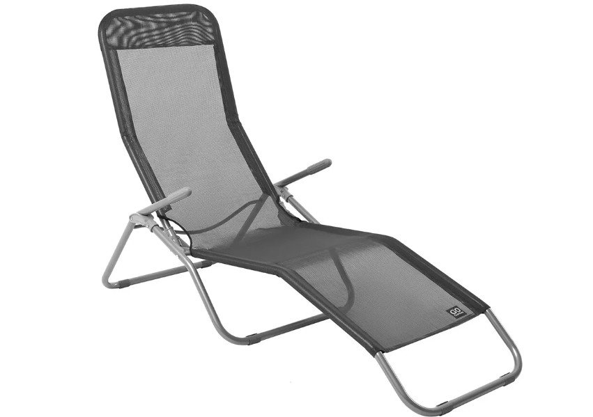 

Шезлонг Go Garden COMFY, цвет серый, 50311